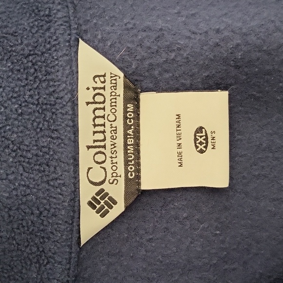 Columbia Mens XXL Steen Mountain Fleece Vest Full Zip Pockets Outdoor Big & Tall - Picture 2 of 7